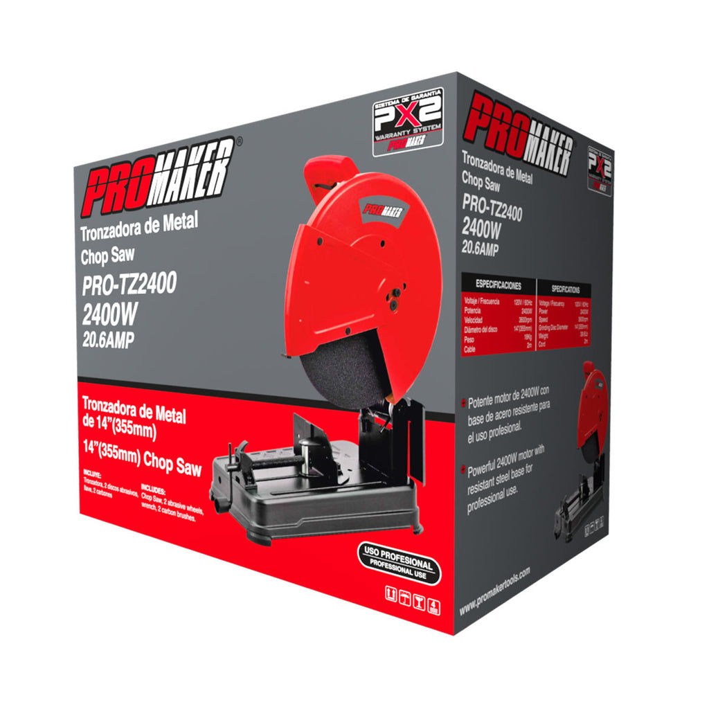TRONZADORA PROMAKER 14″ 2400W PRO-TZ2400